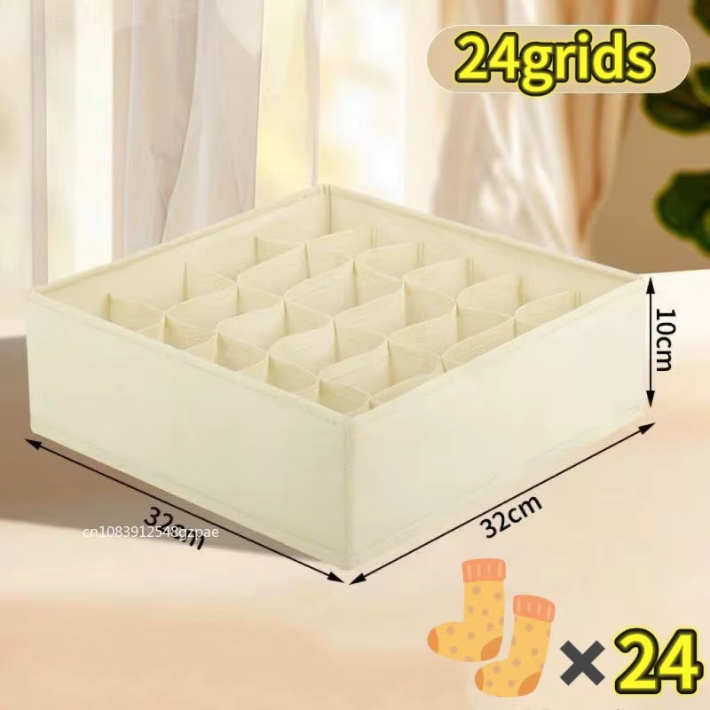 Cabinet Underwear Organizer Drawer Clothes Organizer Boxes Closet Organizer for Underwear Bra Sock Underpants Storage Organizers