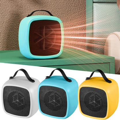 220V EU 500W Portable Mini Heaters for Indoor Office Winter Fast Heating Mute Desktop Warm Air Fan PTC Ceramic Household Heater