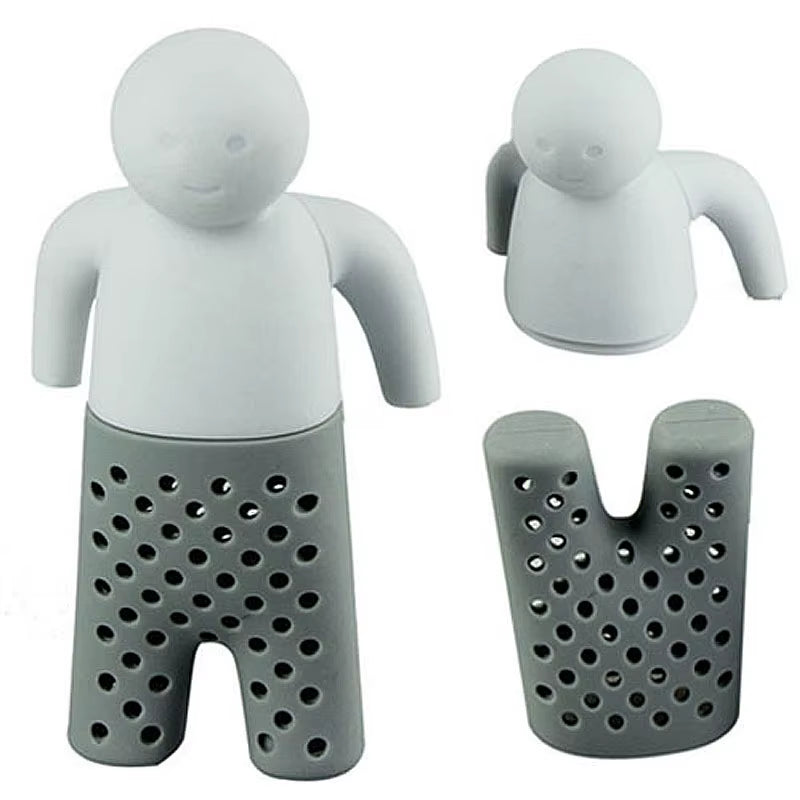 Silicone Tea Strainer Interesting Life Partner Cute Teapot Tea Filter Infuser Brewing Teapot Tea Accessories Kitchen Tools