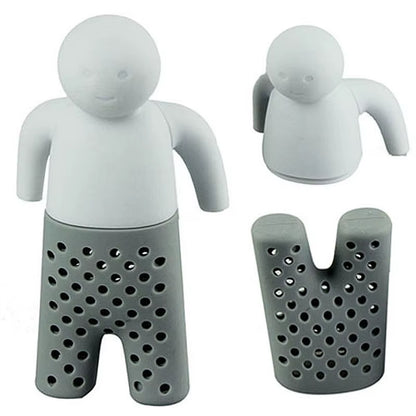 Silicone Tea Strainer Interesting Life Partner Cute Teapot Tea Filter Infuser Brewing Teapot Tea Accessories Kitchen Tools