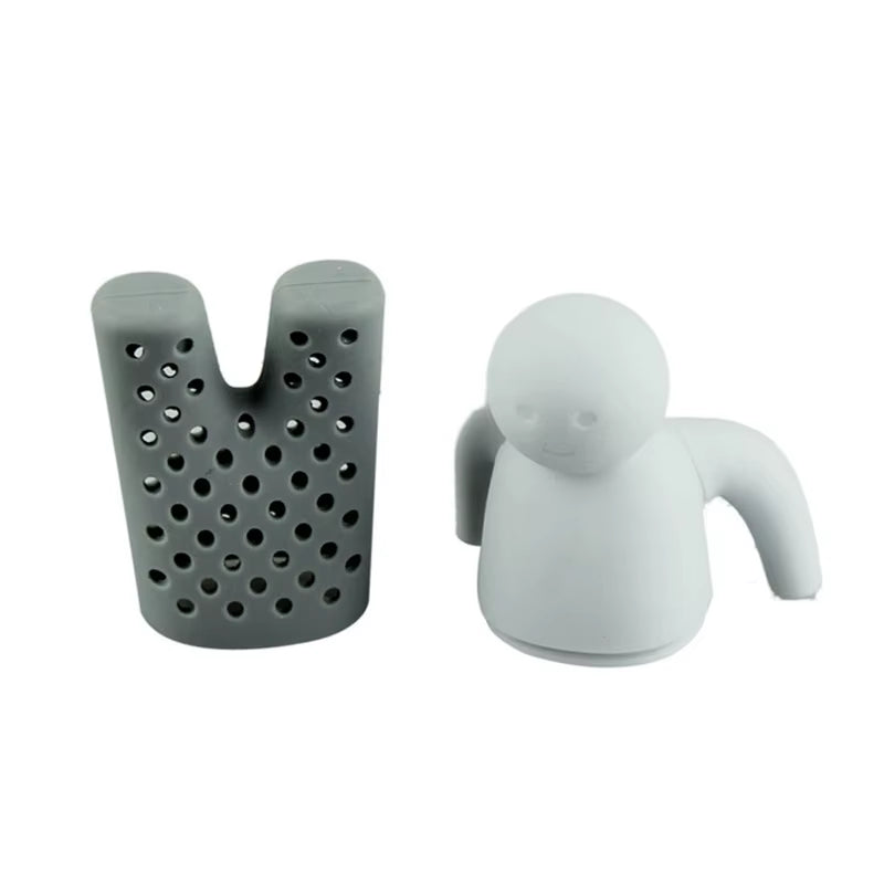 Silicone Tea Strainer Interesting Life Partner Cute Teapot Tea Filter Infuser Brewing Teapot Tea Accessories Kitchen Tools